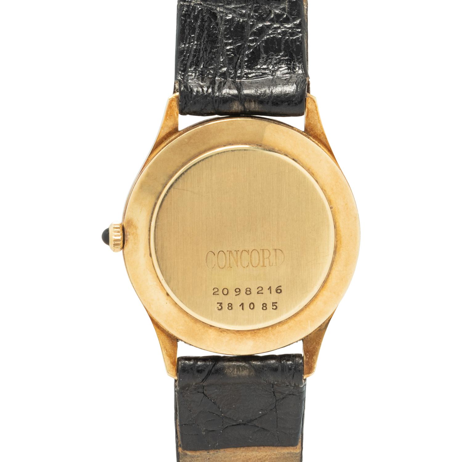 CONCORD, YELLOW GOLD WATCH
