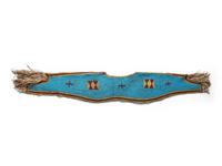 Sioux Beaded Buffalo Hide Dress Yoke