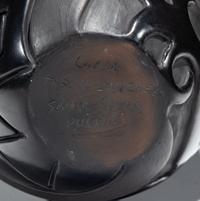 Carved Blackware Pottery Vase