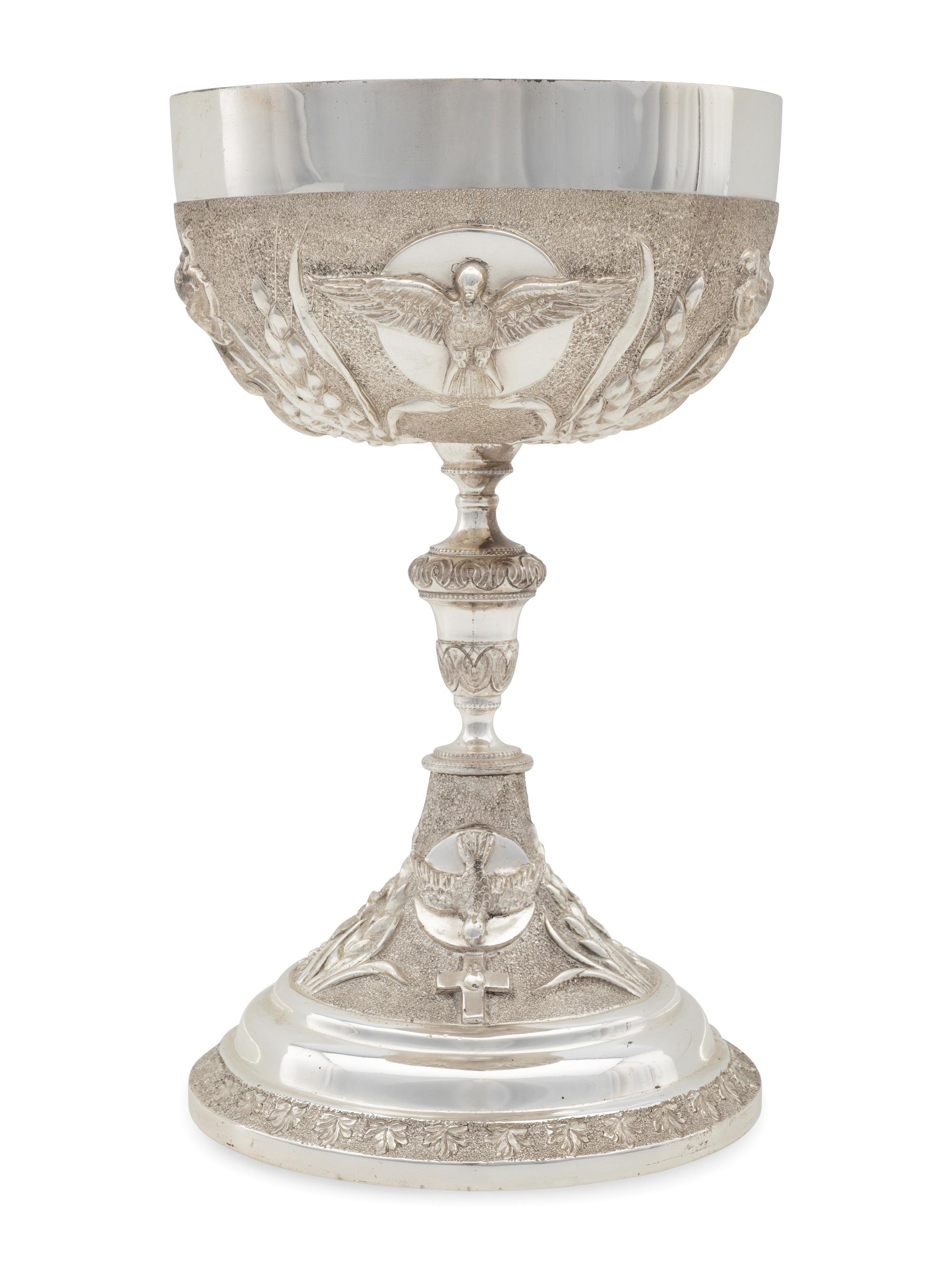 A Mexican Silver Chalice