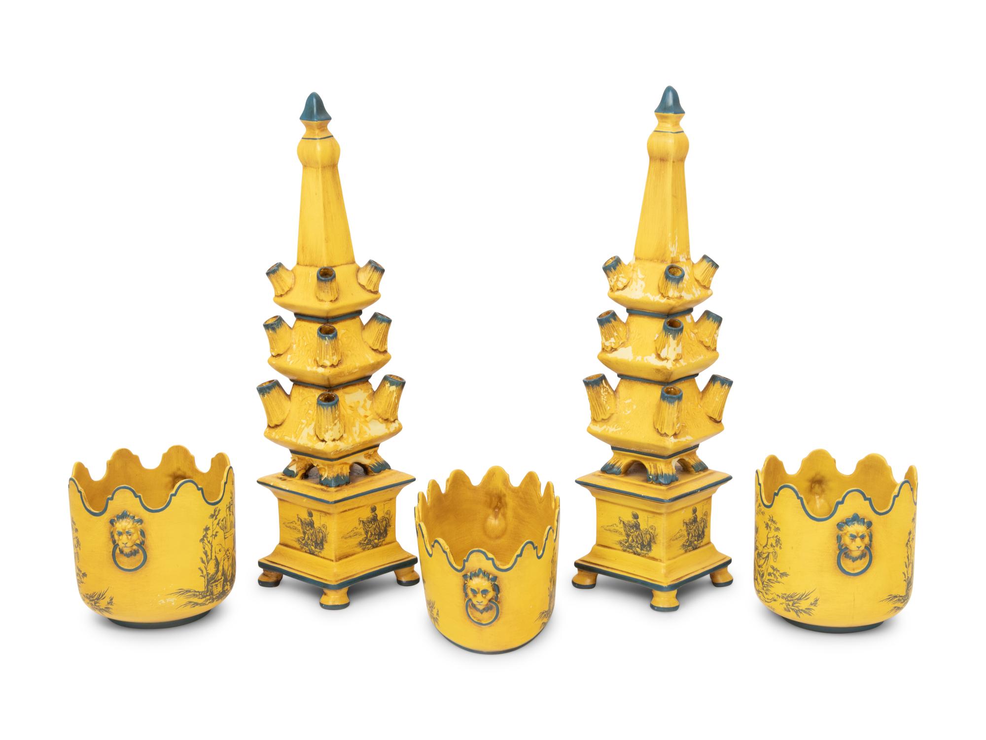 A Group of Five Continental Composite Articles