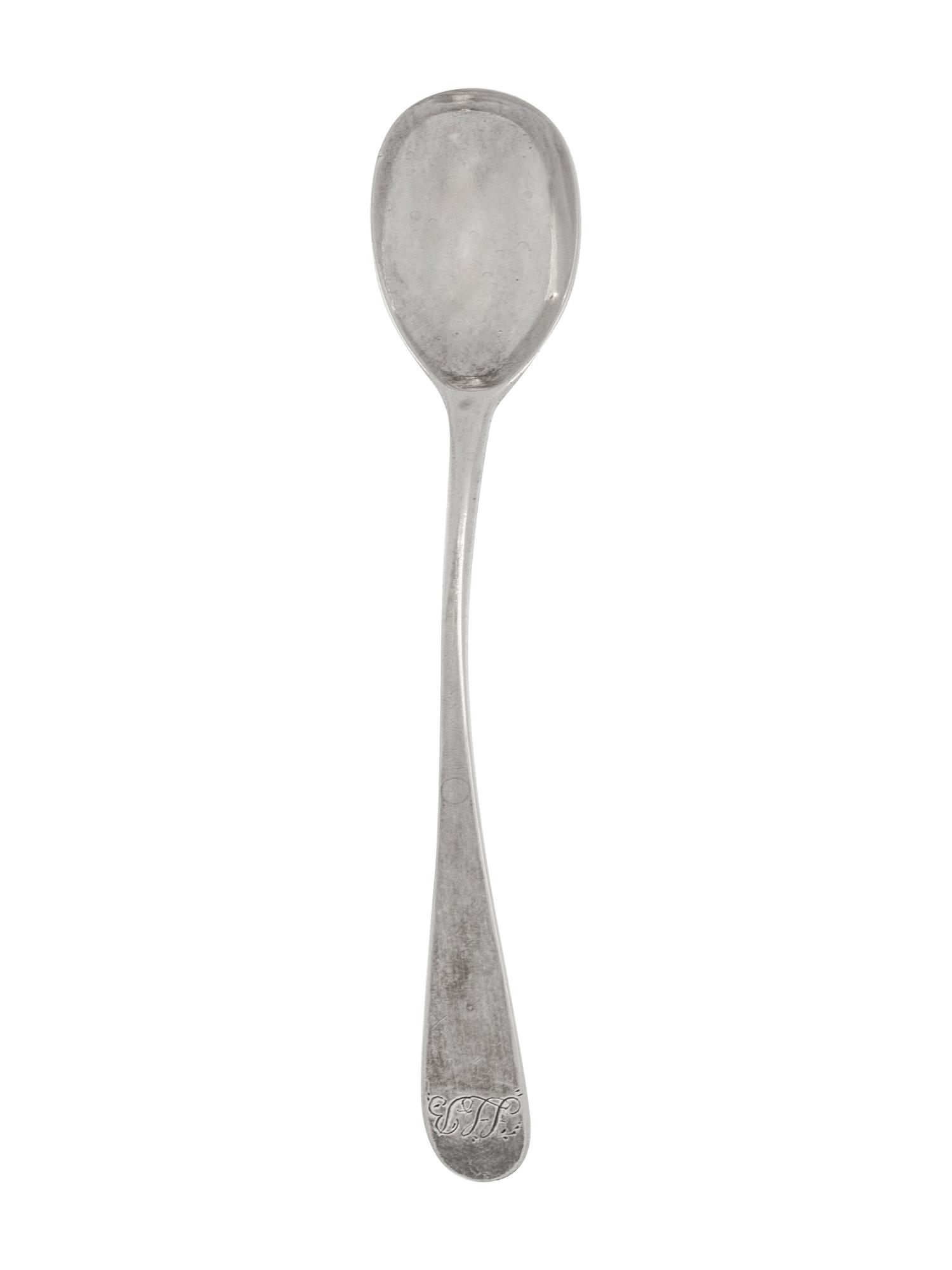 A George III Silver Condiment Spoon