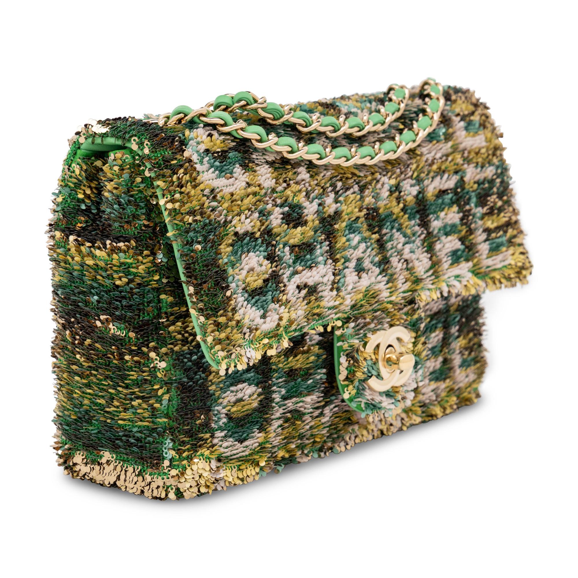 Chanel, Mini Classic Flap in Multicolor Flip Sequins