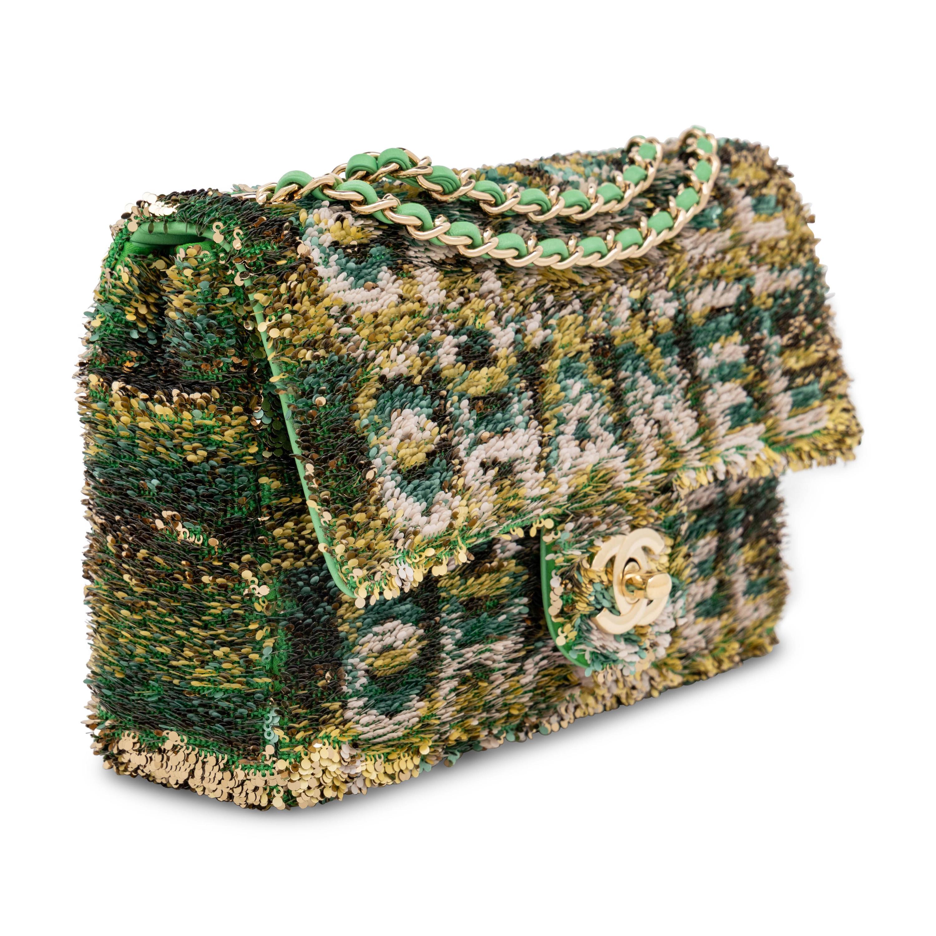 Chanel, Mini Classic Flap in Multicolor Flip Sequins