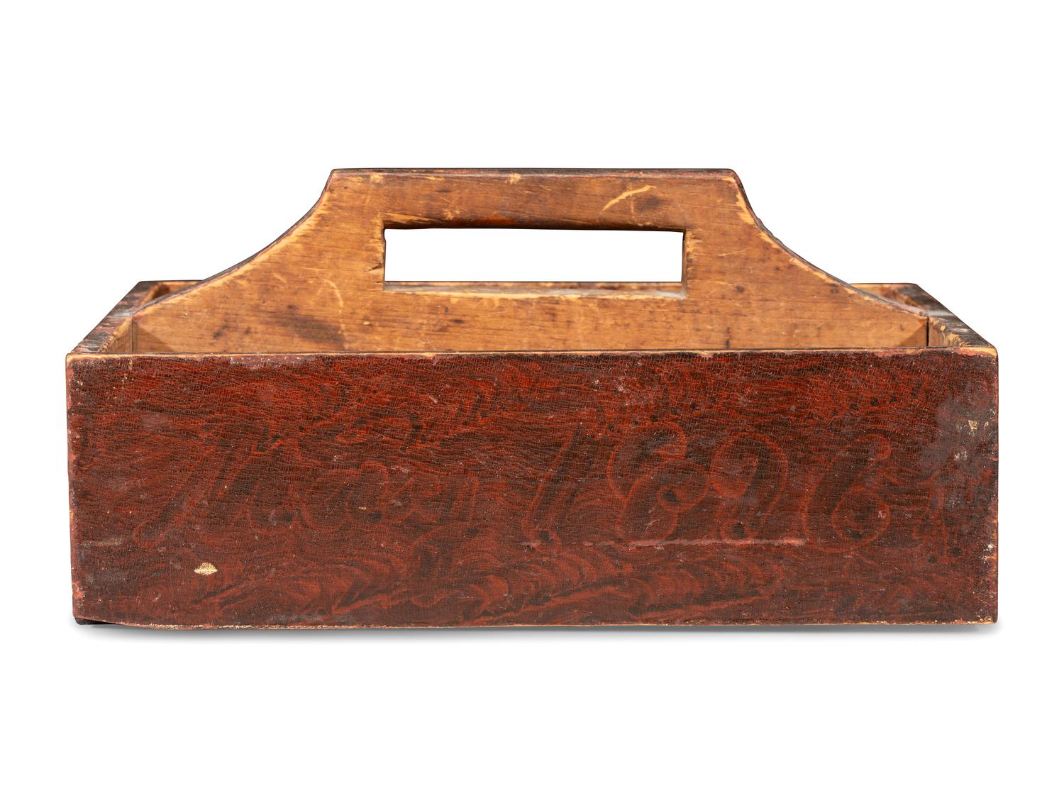A Classical Grain Painted Nine-Drawer Chest of Drawers