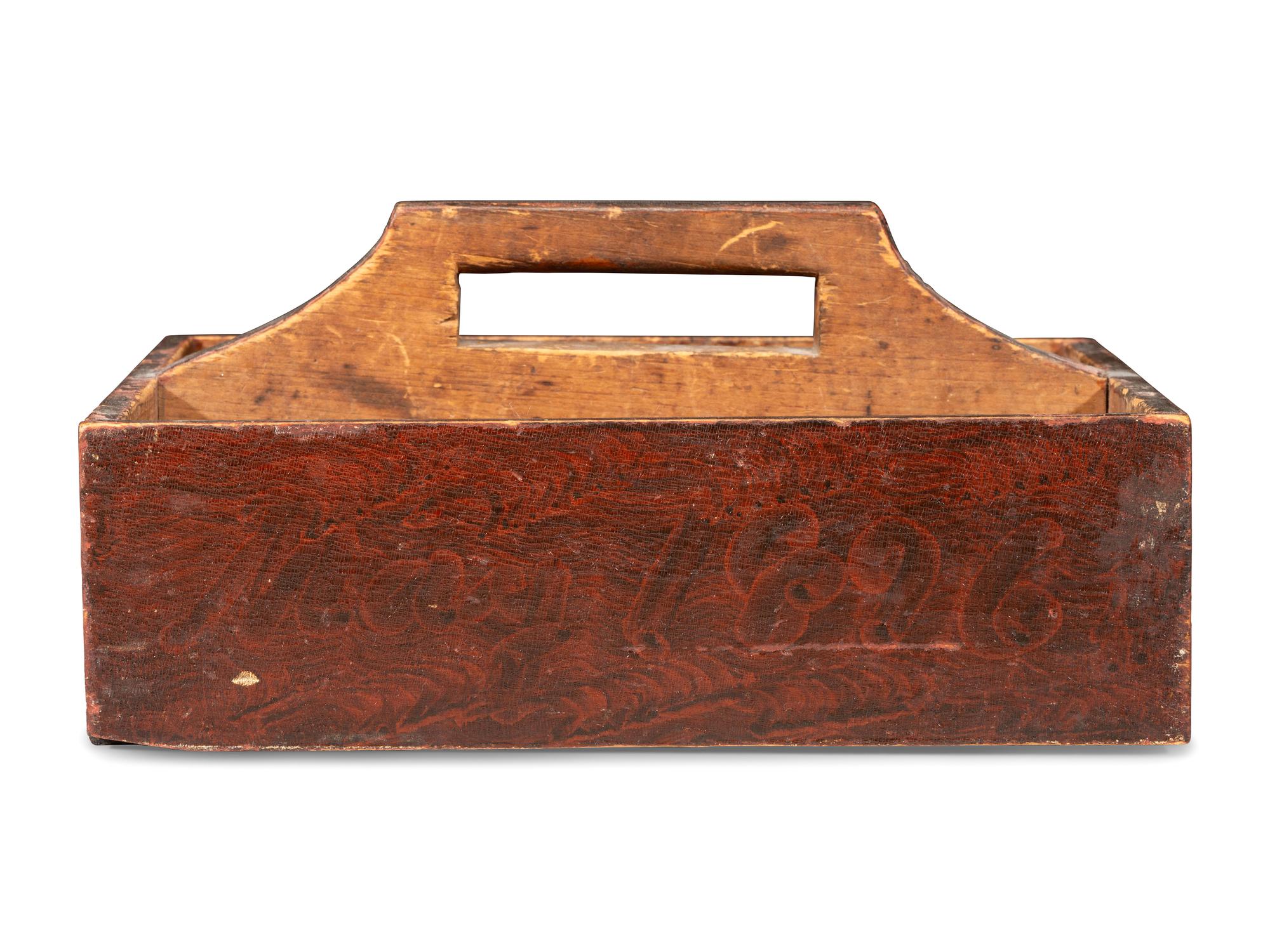 A Classical Grain Painted Nine-Drawer Chest of Drawers