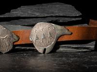 Southwestern Tufa Cast Concha Belt