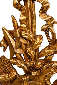 A Set of Four Louis XV Style Giltwood Trophy Plaques