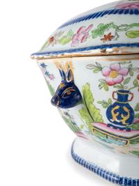 A Mason's Ironstone Chinoiserie-Decorated Partial Dinner Service