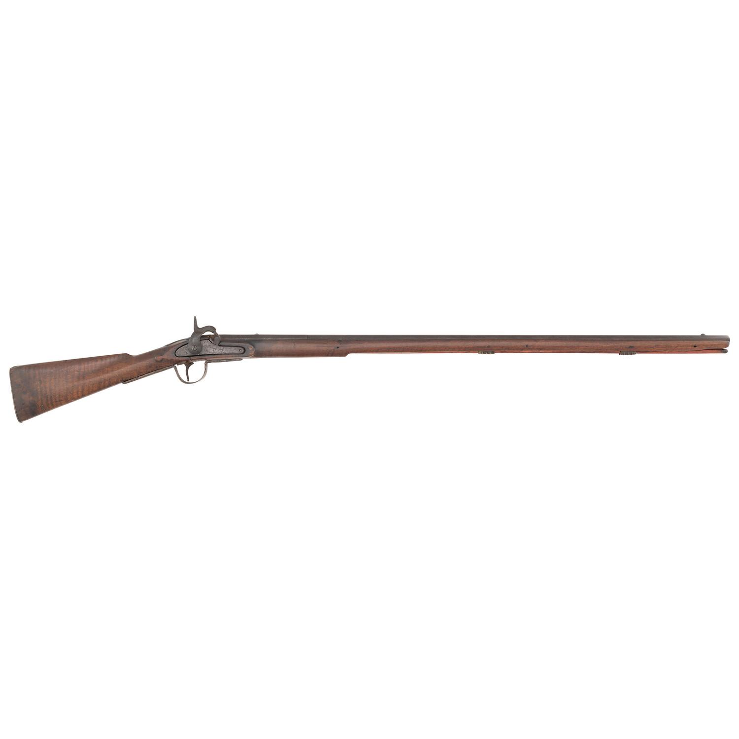Period Modified Percussion Northwest Trade Gun with Unfinished U.S. Model 1855 Lock