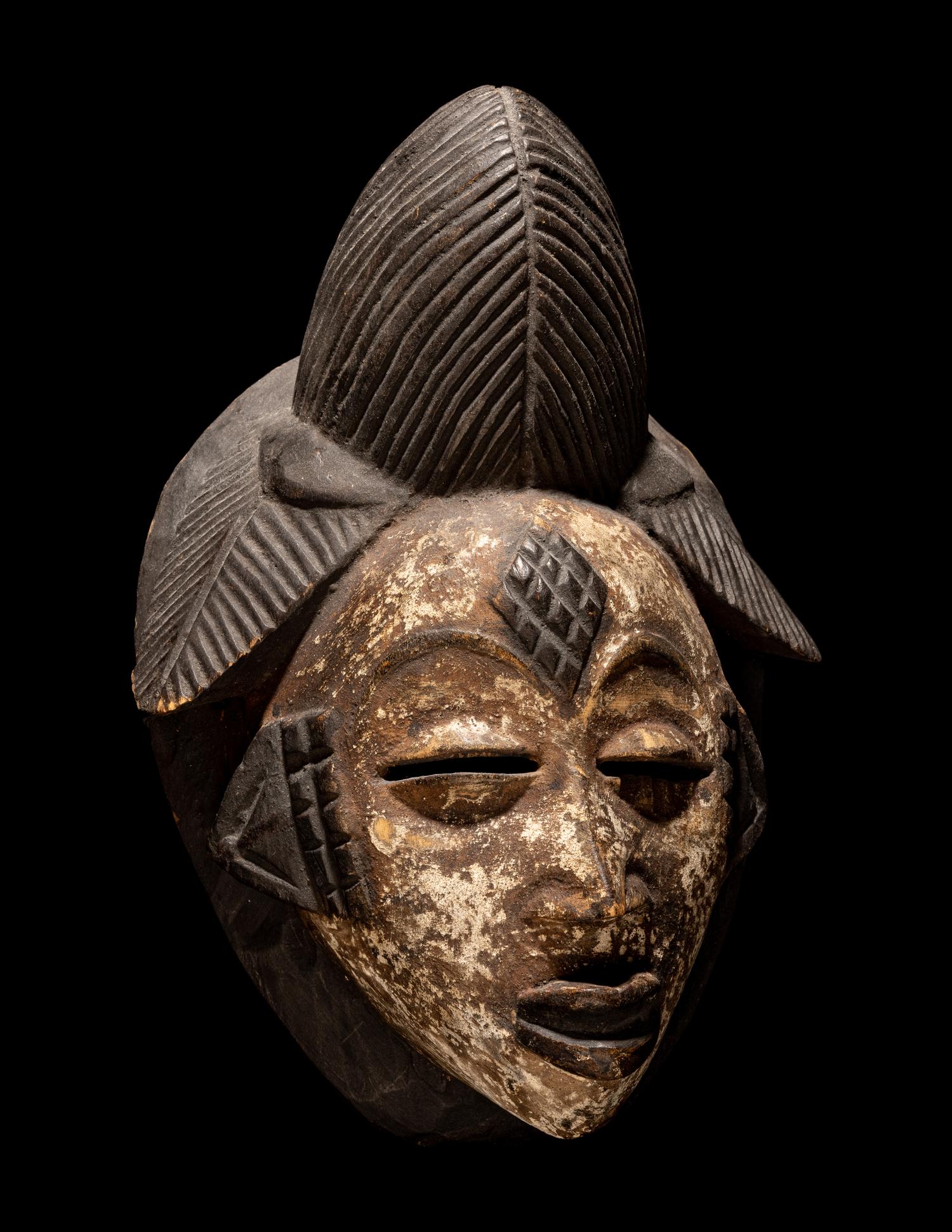 Two Punu Wood Masks