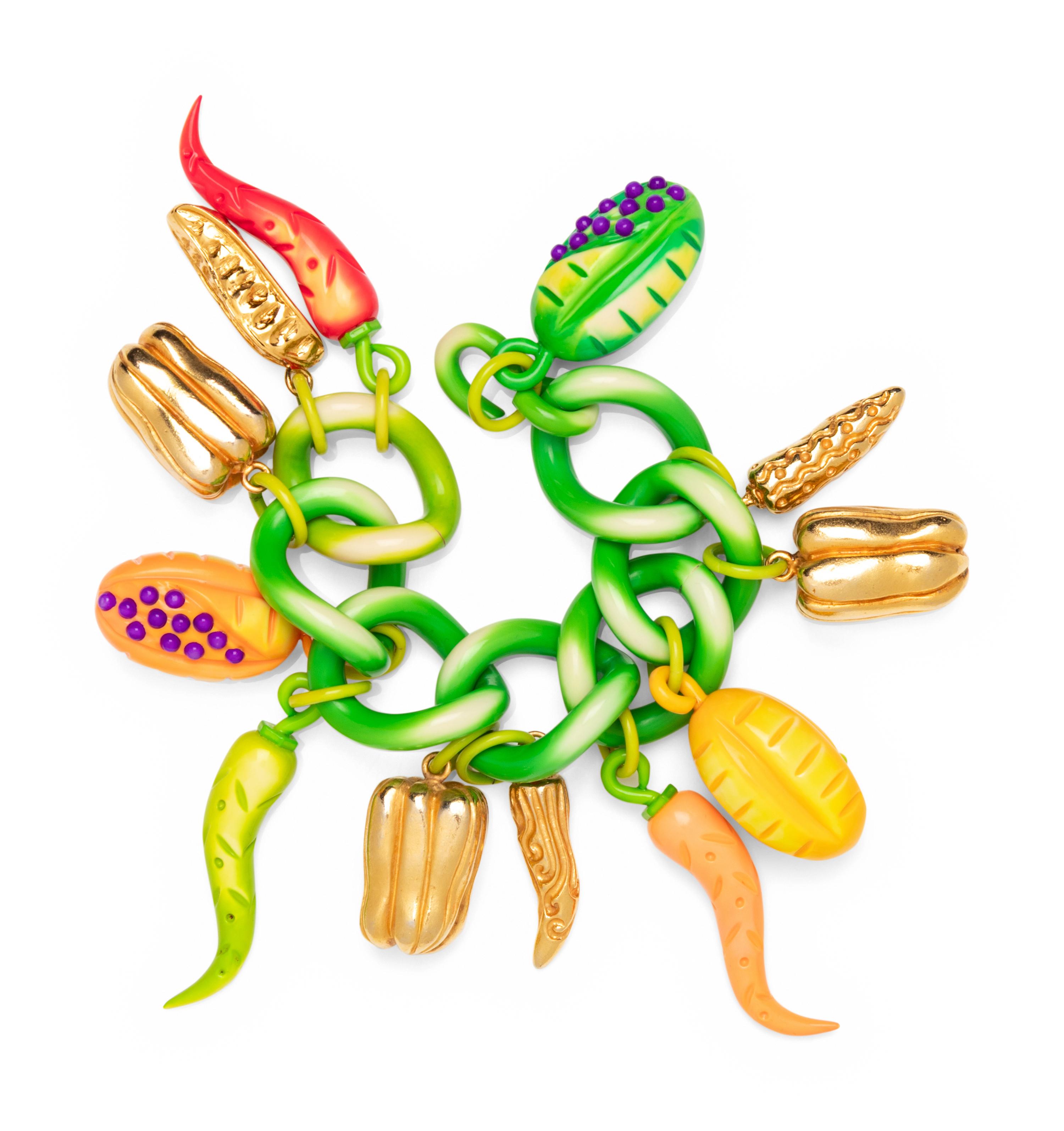 Isabel Canovas, Vegetable Charm Bracelet