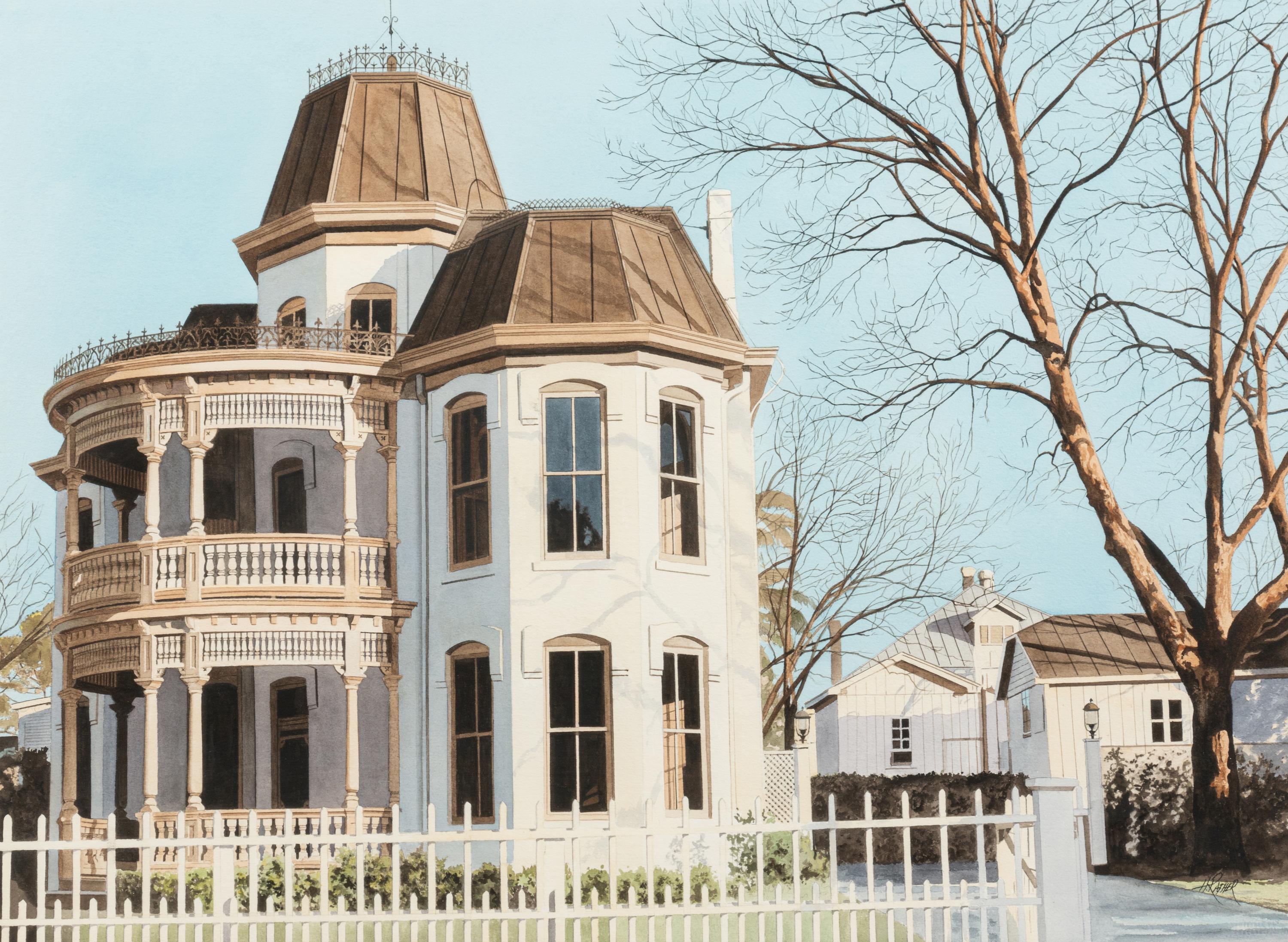 House on Washington- White Victorian Mansion