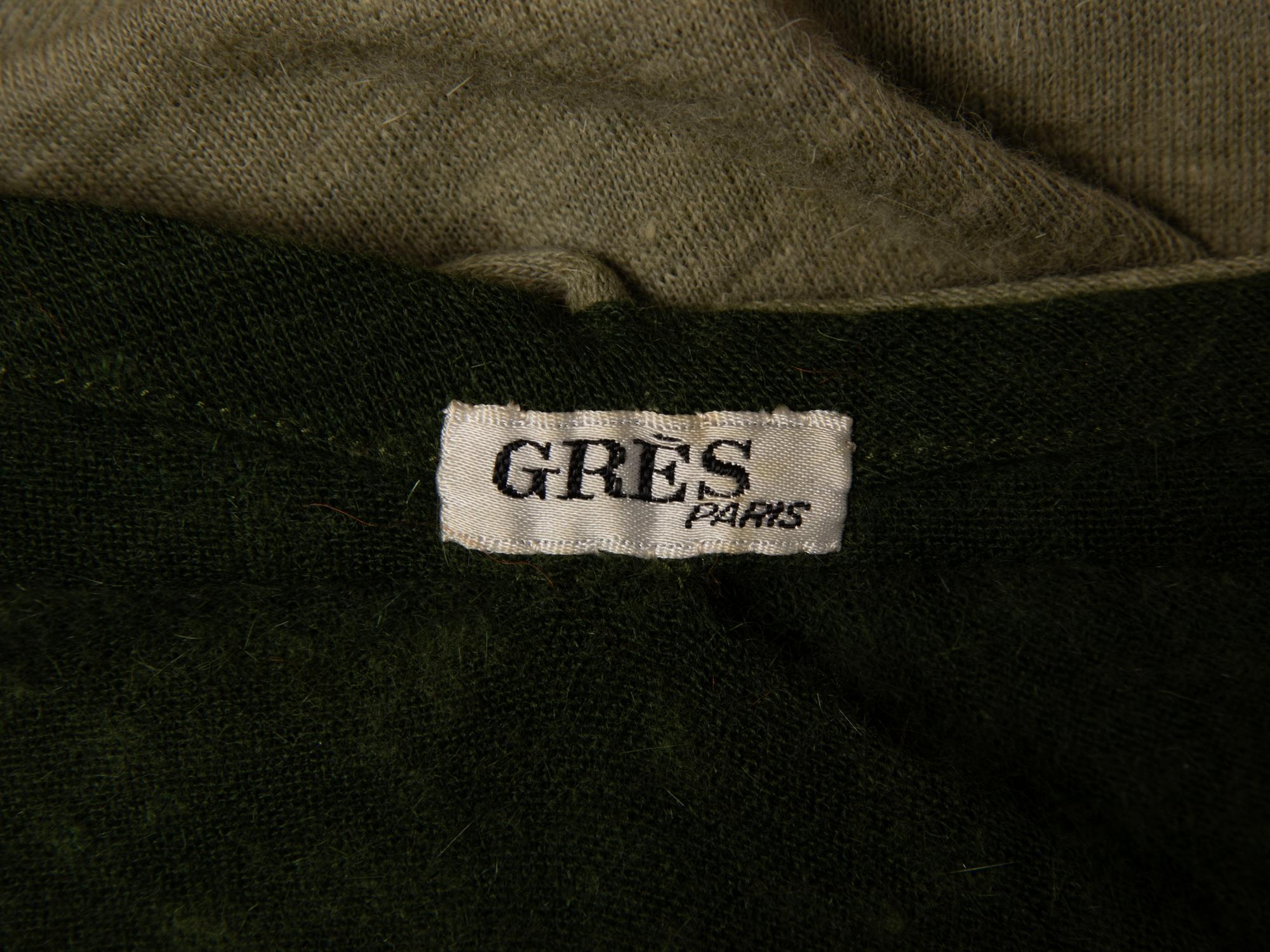 Madame Grès, Knit Wrap, 1970s