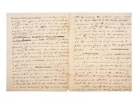 [JACKSON, ANDREW (1767-1845)]. Manuscript copy letter to Andrew Jackson from Virgil Maxcy.