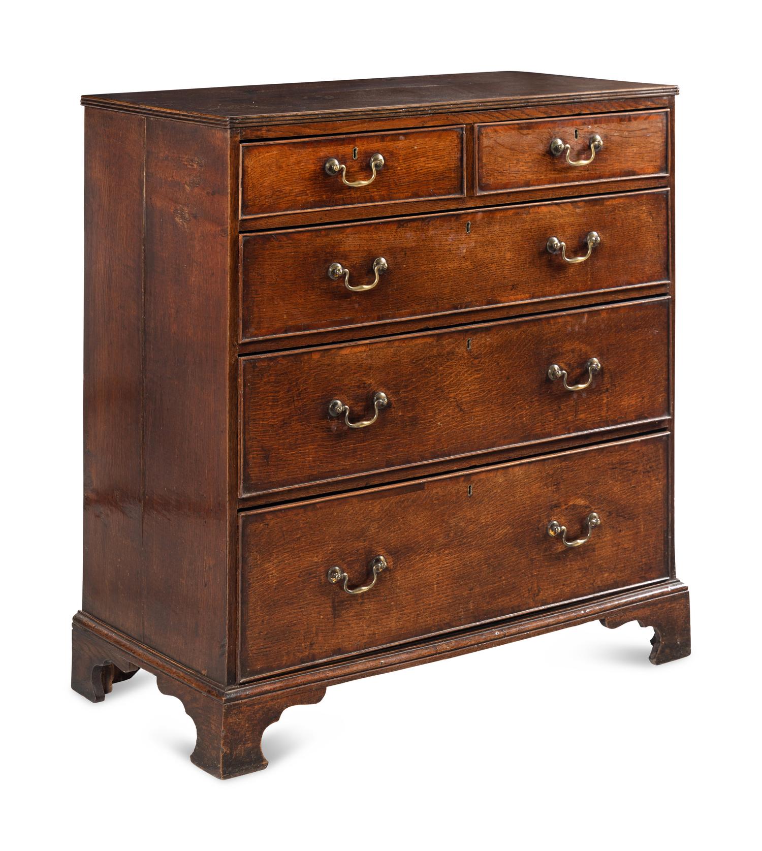 A George III Oak Chest of Drawers