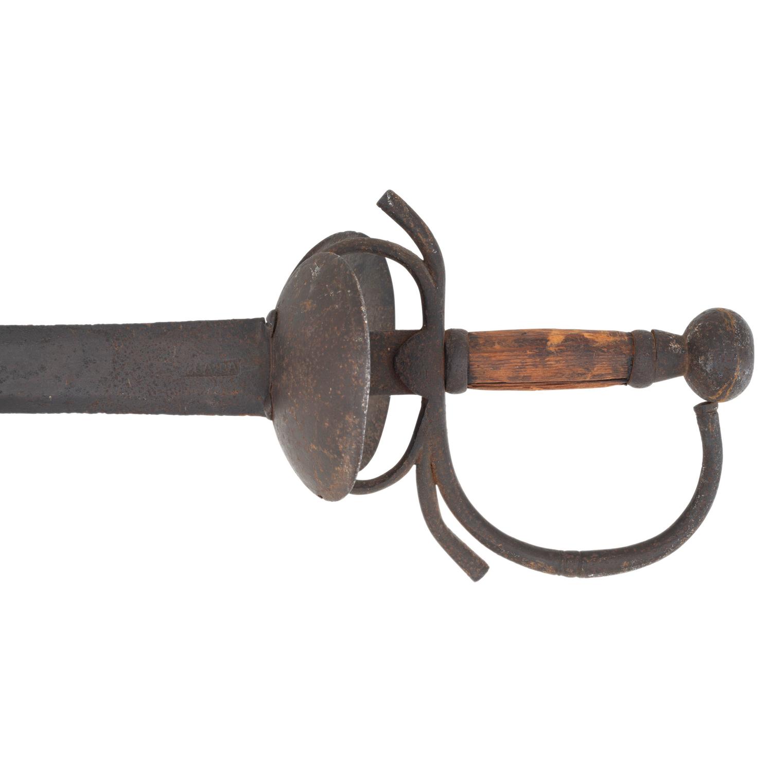 Late 18th Century Spanish Bilbao/Caribe Hilt Broadsword of Soldados de Cuera (Leather Jacket Soldiers)