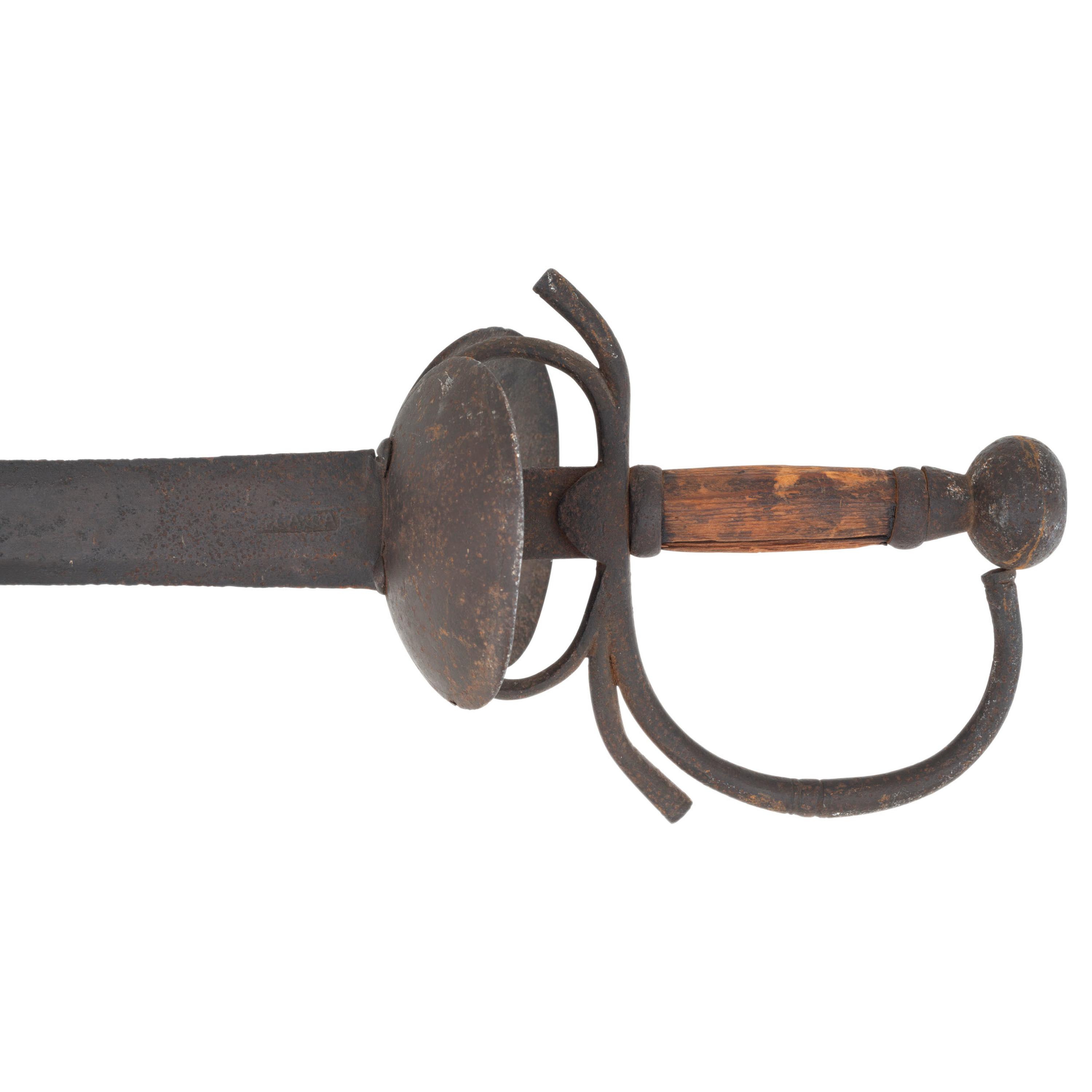Late 18th Century Spanish Bilbao/Caribe Hilt Broadsword of Soldados de Cuera (Leather Jacket Soldiers)