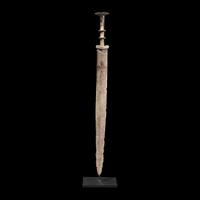 A Chinese Archaic Bronze Hilted Sword, Warring States Periods 戰國 青銅劍