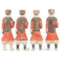 Four Chinese Terracotta Warrior Figures