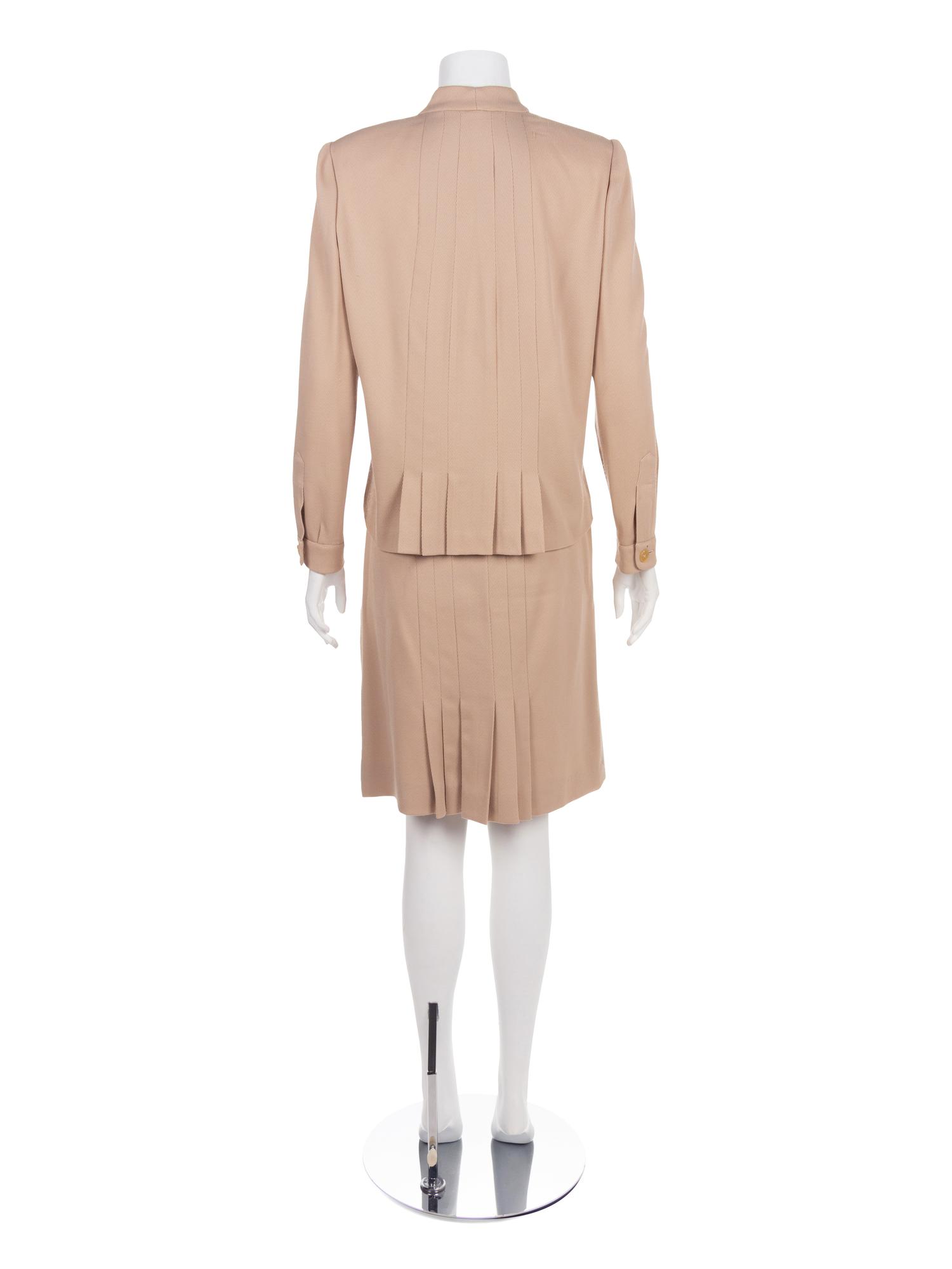 Two Oscar de la Renta Size 12 Ensembles, 1980-90s