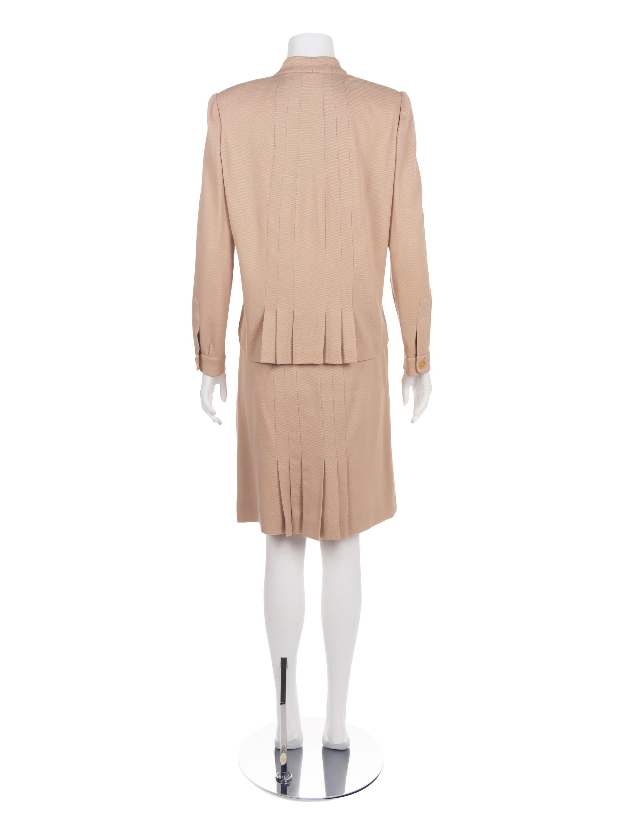 Two Oscar de la Renta Size 12 Ensembles, 1980-90s