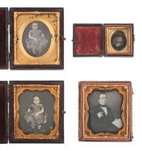 [EARLY PHOTOGRAPHY]. 13 pairs of daguerreotypes featuring the same subjects, some likely copies.