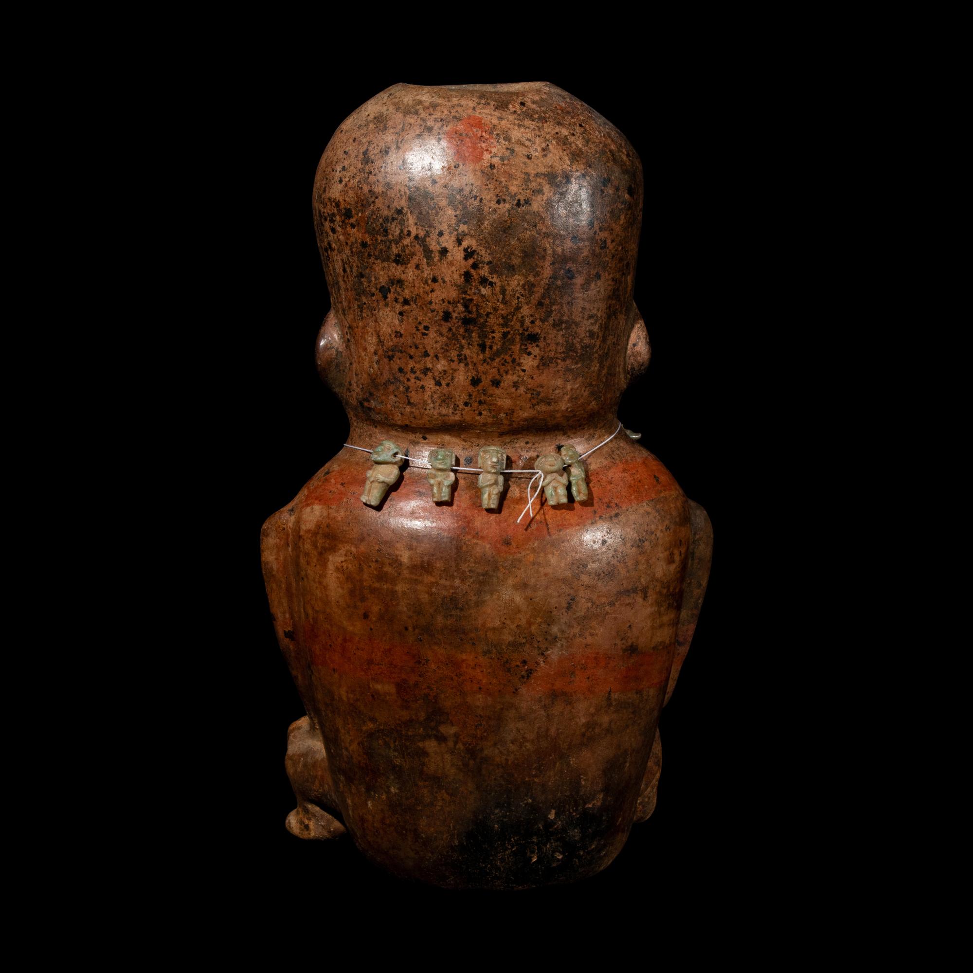 A Cauca Funerary Vessel in the Form of a Male Figure