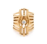 YELLOW GOLD AND DIAMOND RING