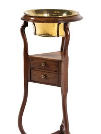 An English Walnut Jardiniere Stand