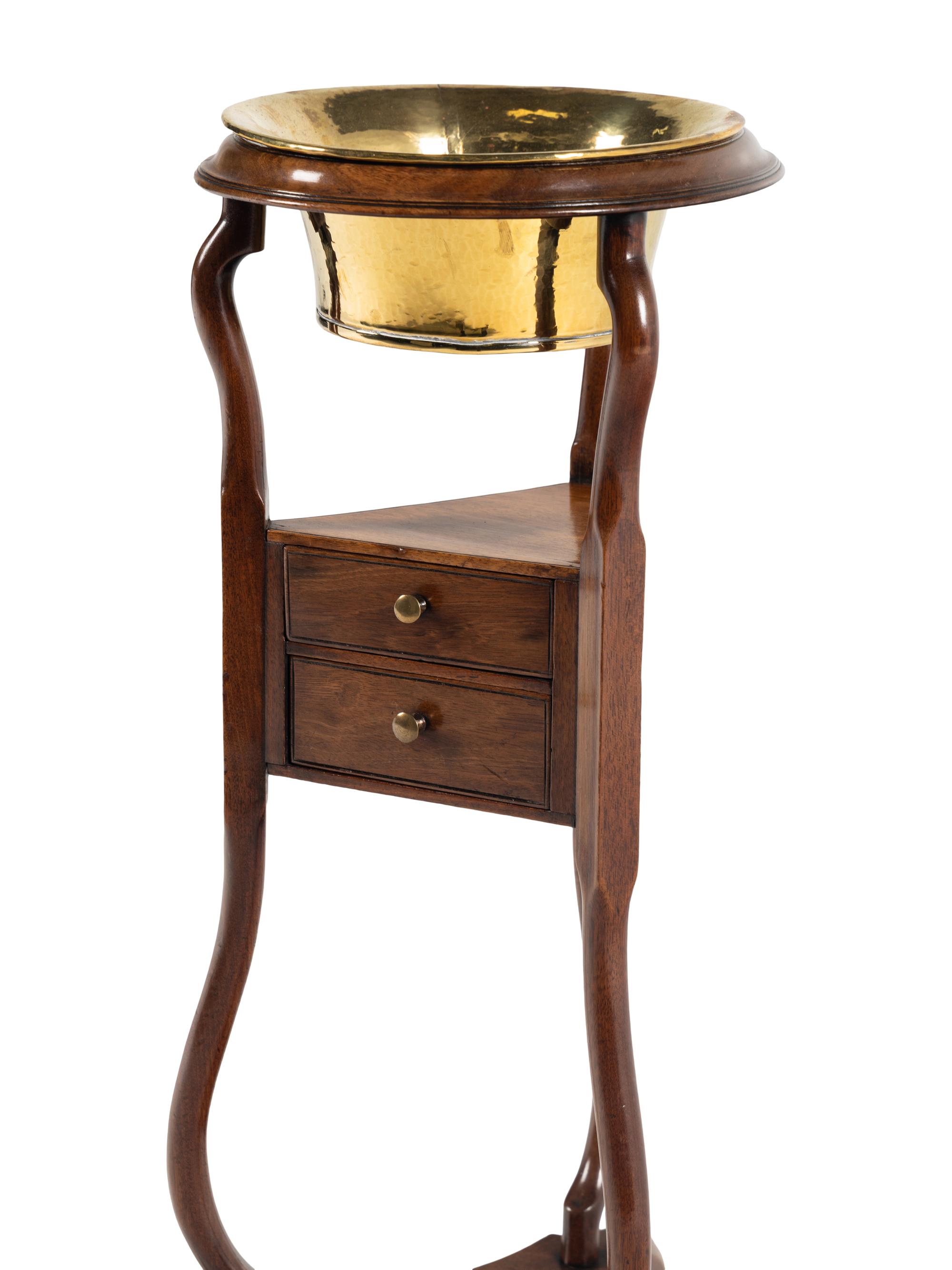 An English Walnut Jardiniere Stand