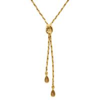 Yellow Gold and Diamond Slide Lariat Necklace