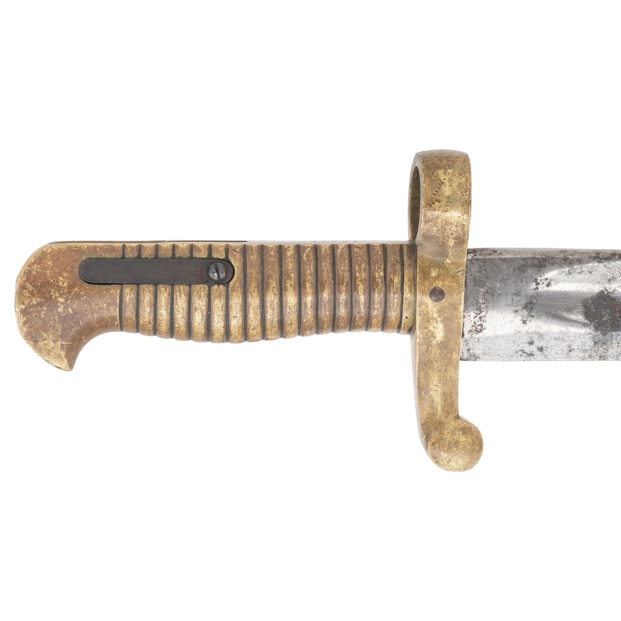 Two Spencer Rifle Socket Bayonets and a Sharps Rifle Saber Bayonet