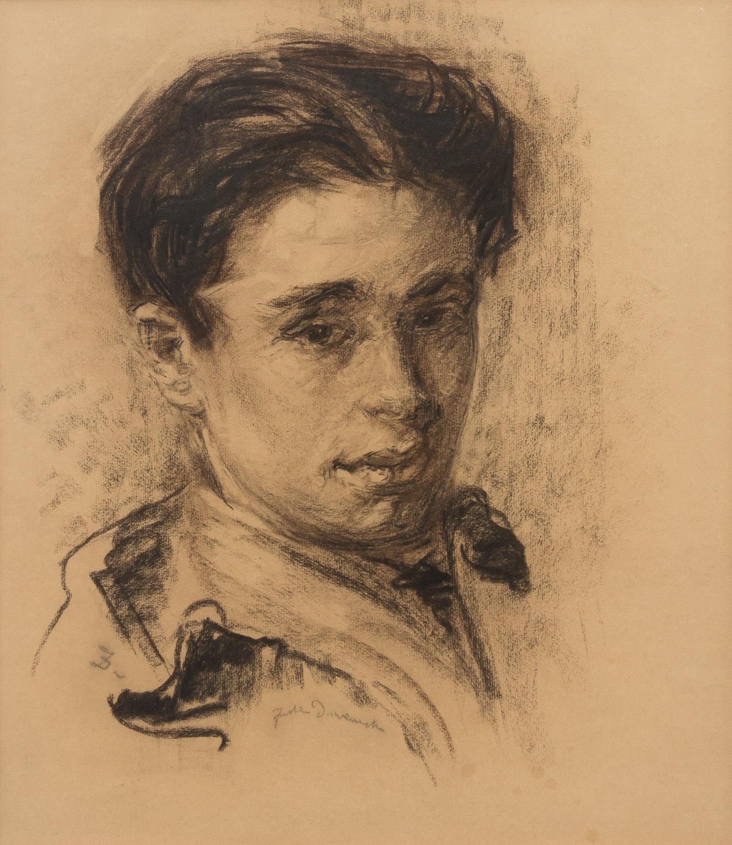 Frank Duveneck, (American, 1848-1919)), Potrait