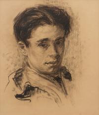 Frank Duveneck, (American, 1848-1919)), Potrait
