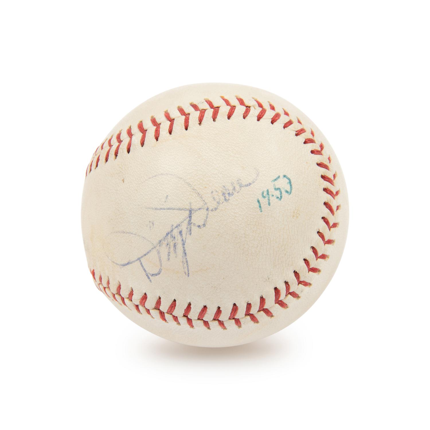 A Dizzy Dean Single Signed Autograph Baseball (JSA Letter)
