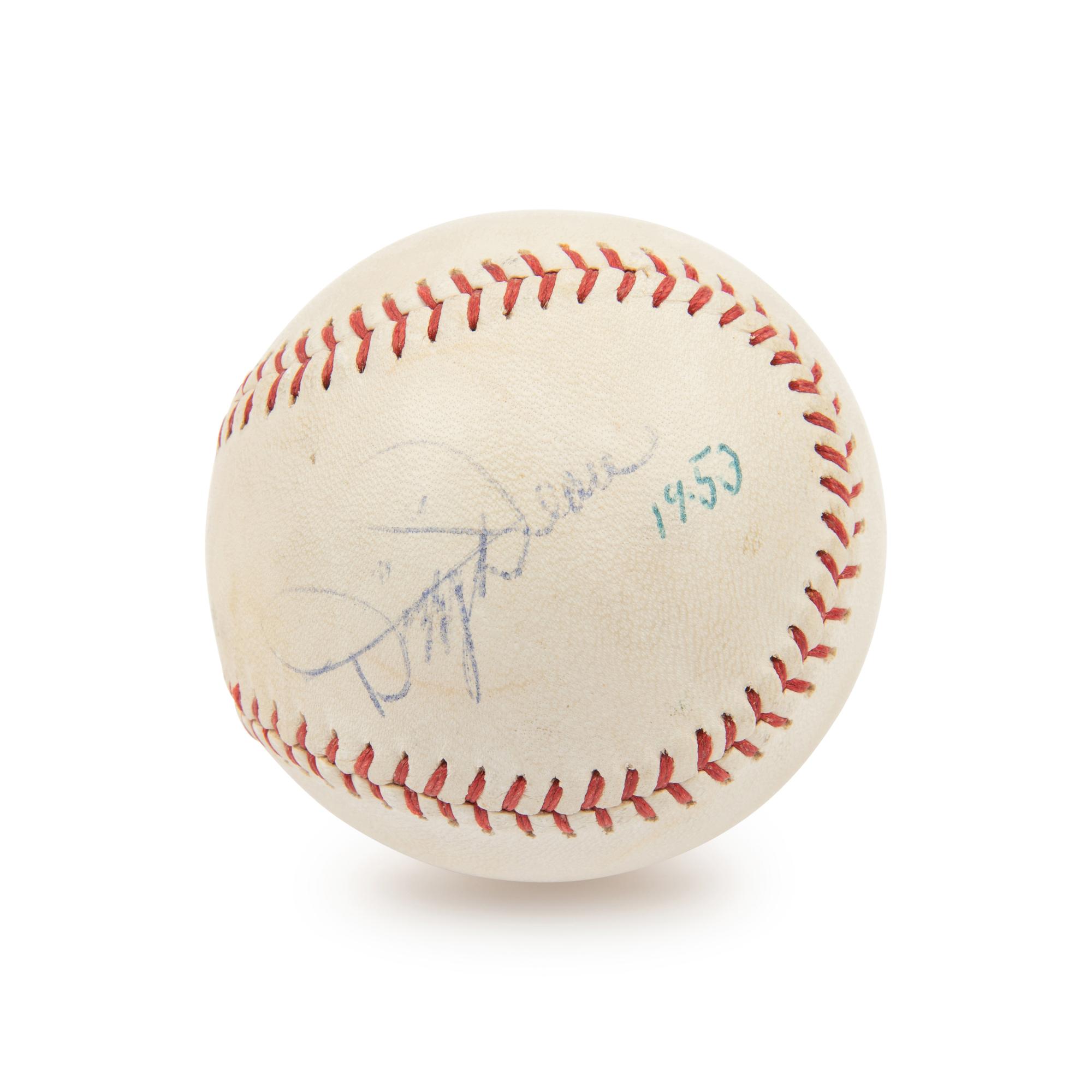 A Dizzy Dean Single Signed Autograph Baseball (JSA Letter)