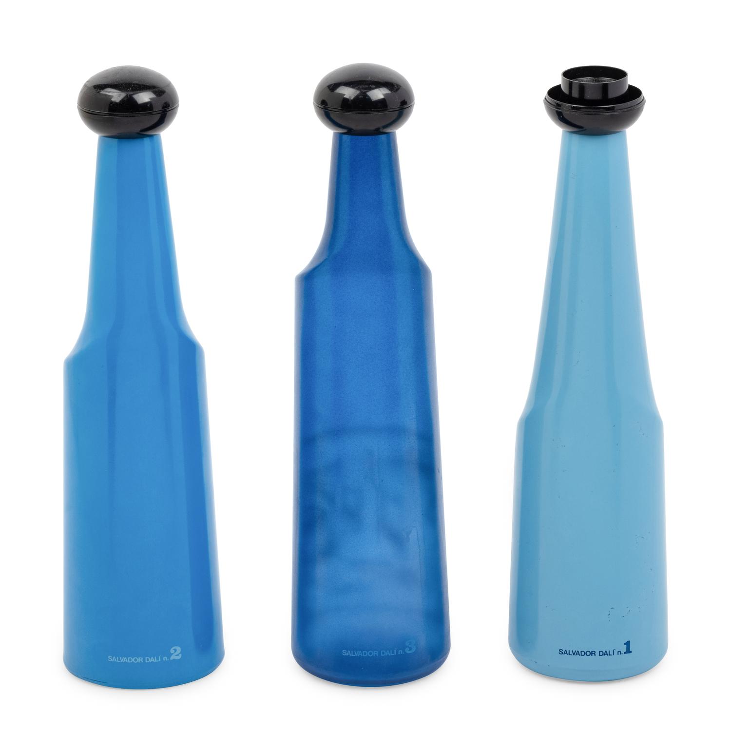 Three Liquor Bottles by Salvador Dali for Rosso Antico