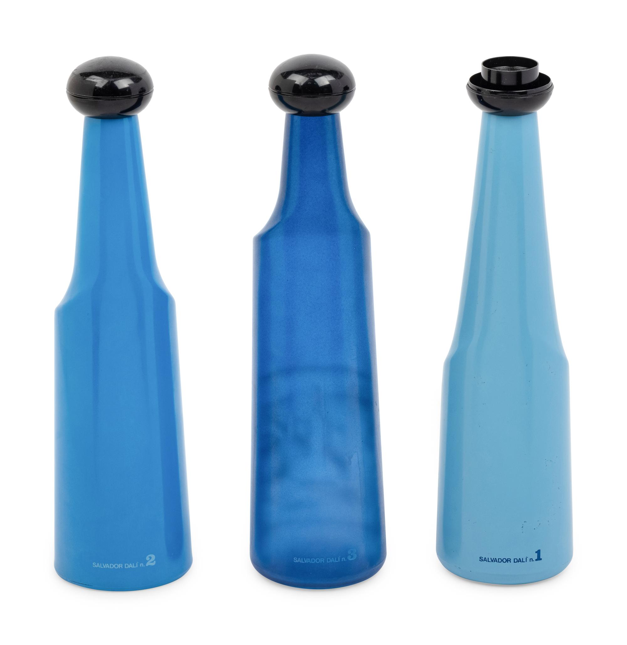 Three Liquor Bottles by Salvador Dali for Rosso Antico