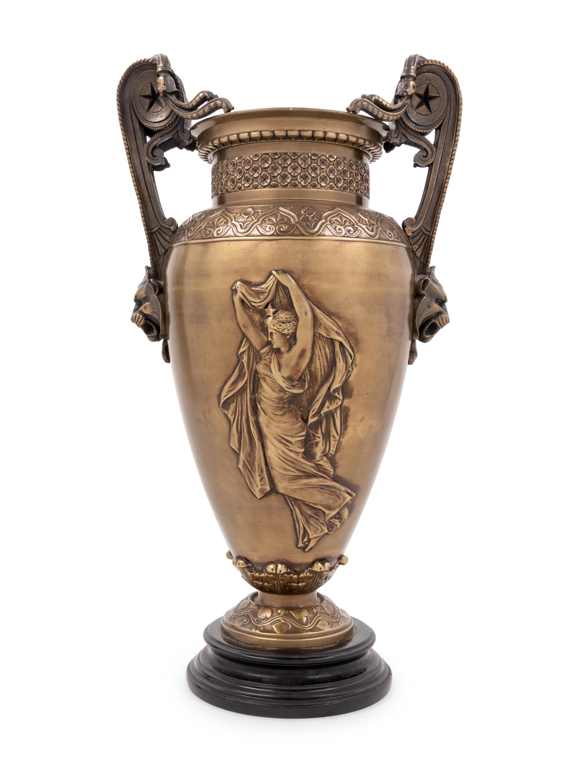A Neoclassical Bronze Vase