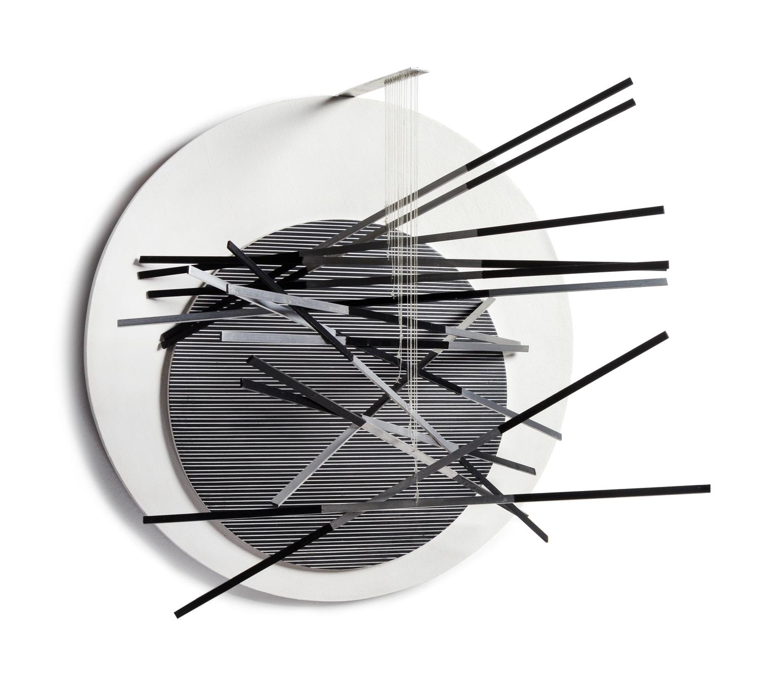 Jesus Rafael Soto, (Venezuelan, 1923-2005), Metal Negro y Metal, 1969