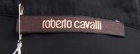 A Roberto Cavalli Black Pleated Blouse, Size 38.