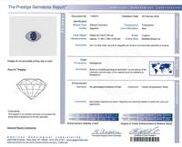 BULGARI, UNHEATED SAPPHIRE AND DIAMOND 'TROMBINO' RING