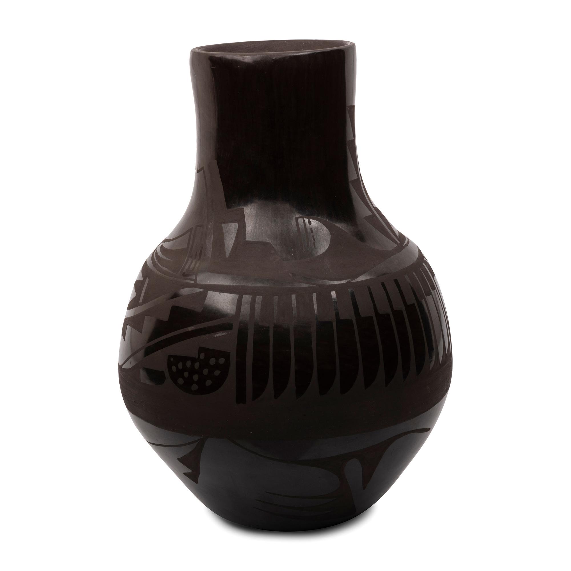 Blackware Pottery Vase