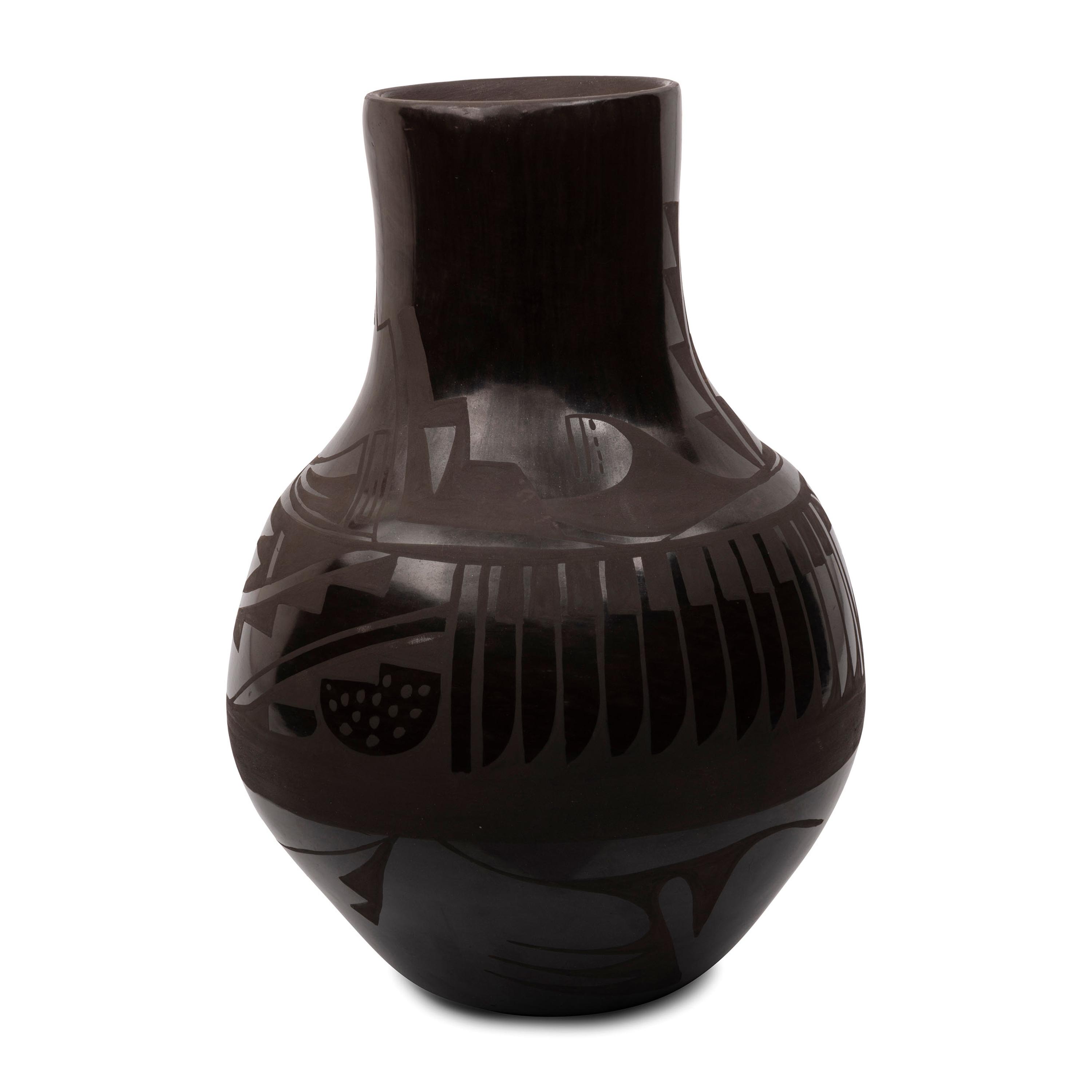 Blackware Pottery Vase