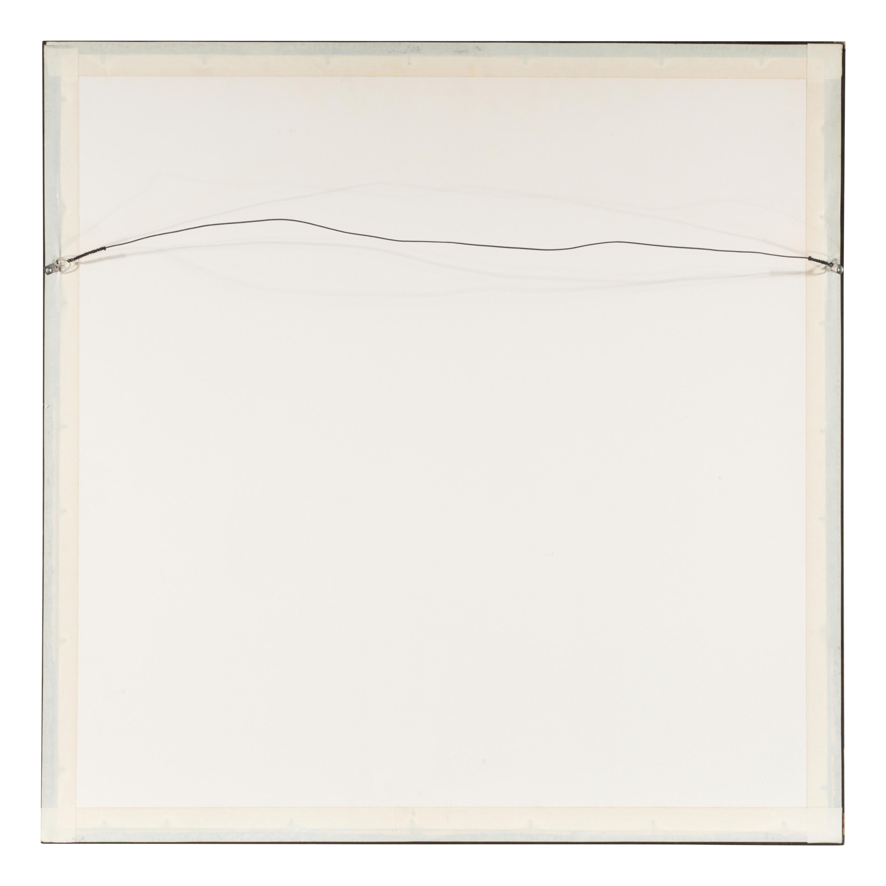 Hermès Framed Silk Scarf, 1973