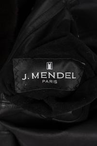 J. Mendel Mink-Lined Reversible Leather Coat, 2000-10s