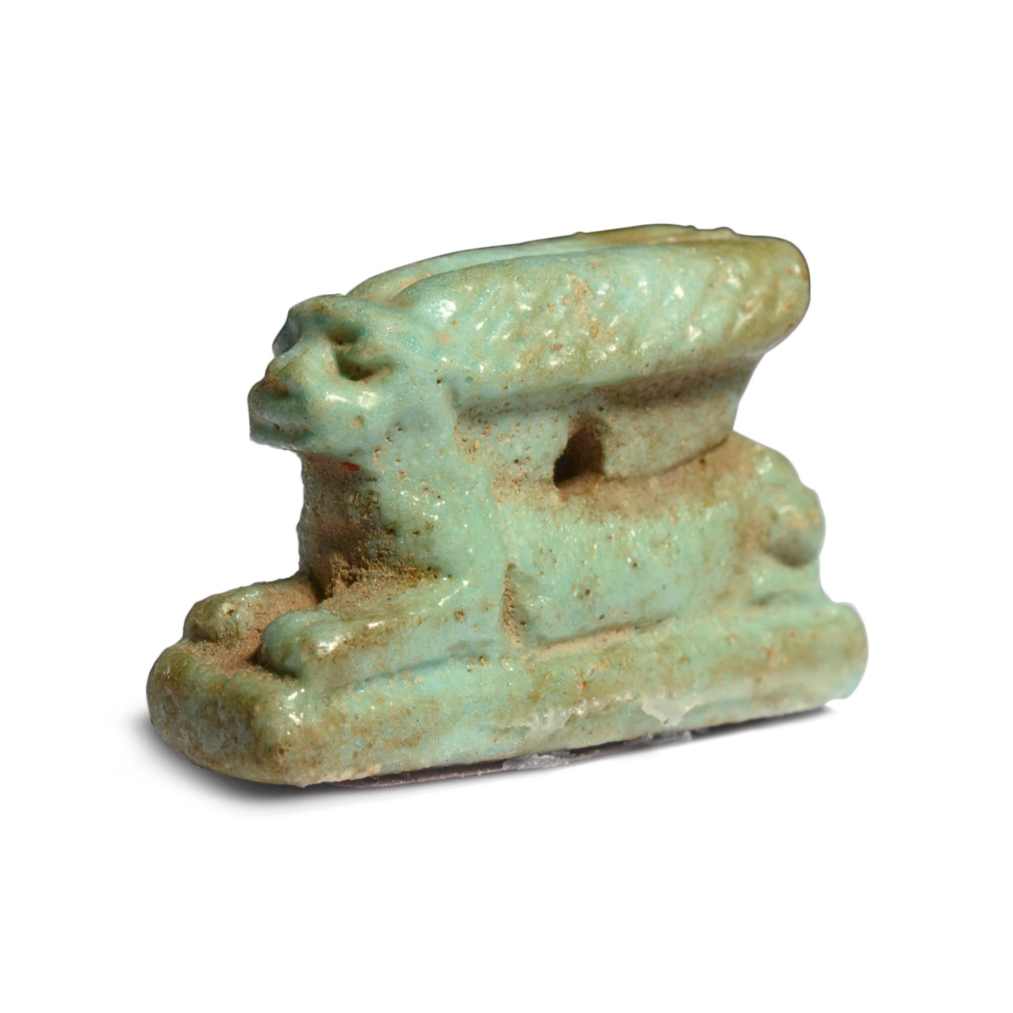 An Egyptian Faience Rabbit