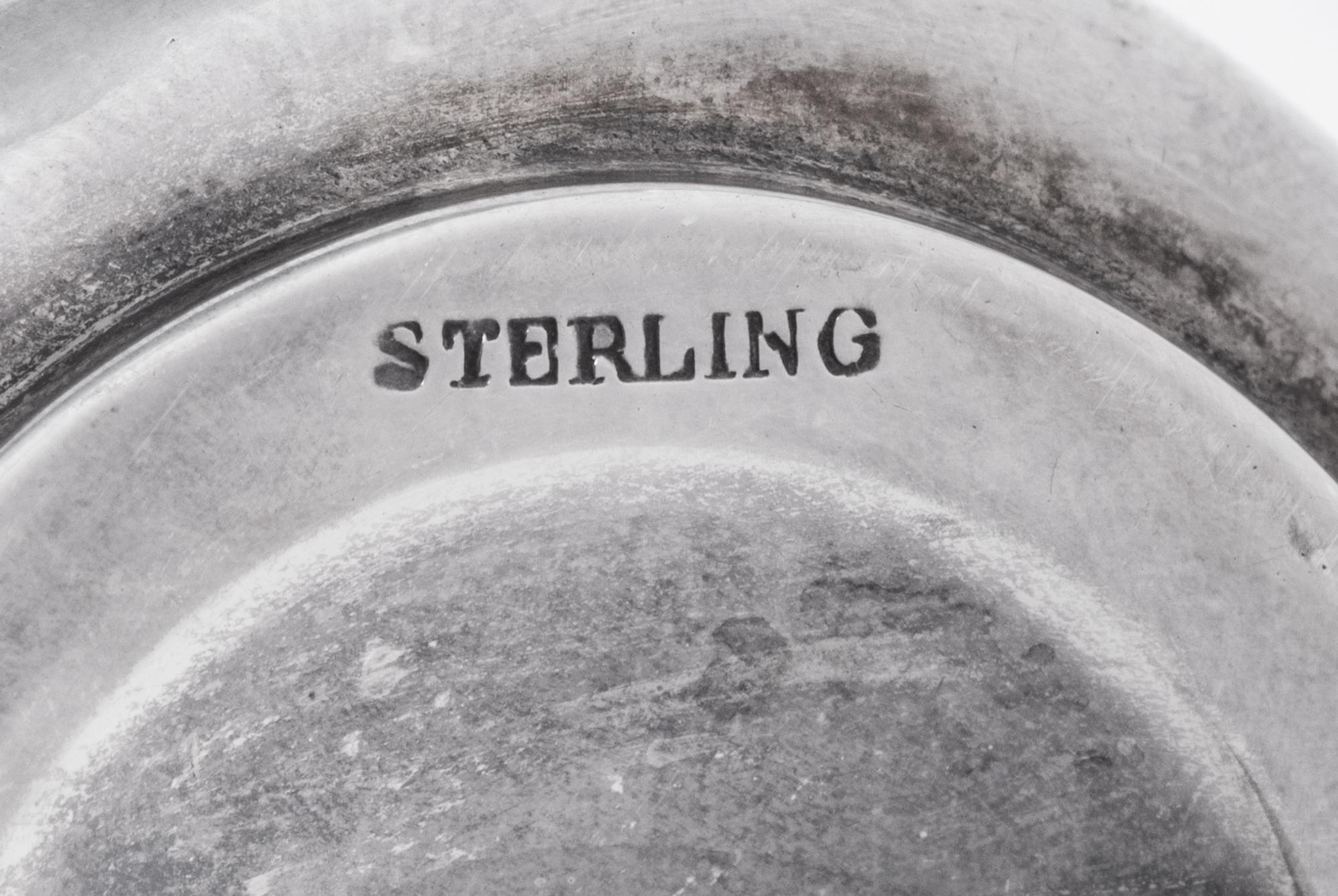 A Cased Silver Salt Set
