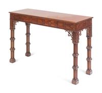 A George III Style Mahogany Side Table